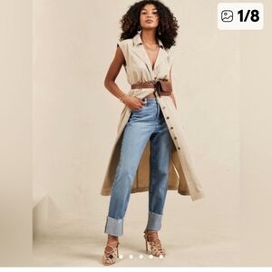 Banana Republic Light Blue Cropped Jeans